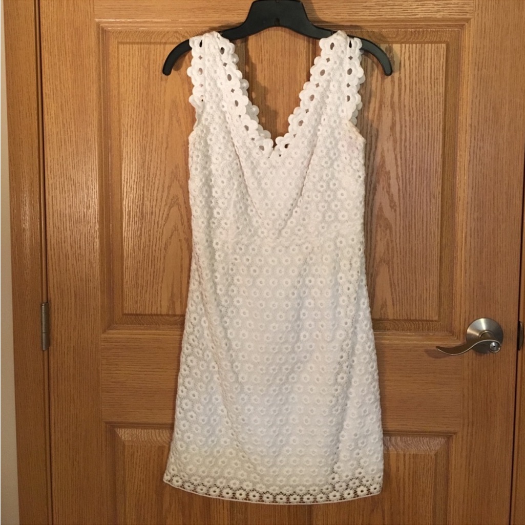 White Eyelet Lilly Pulitzer Dress